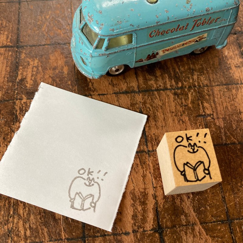 muuちゃんのはんこ/OK - 印章/印台 - 橡膠 卡其色