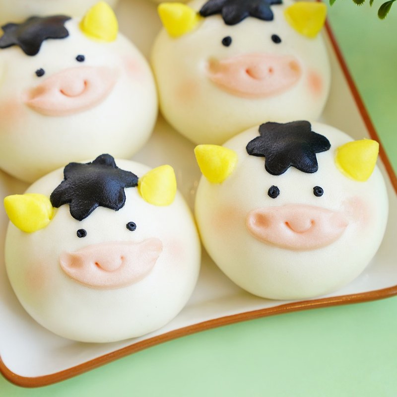 美姬饅頭 扭轉乾坤牛牛鮮乳紅豆包 一盒6入 - 其他 - 其他材質 