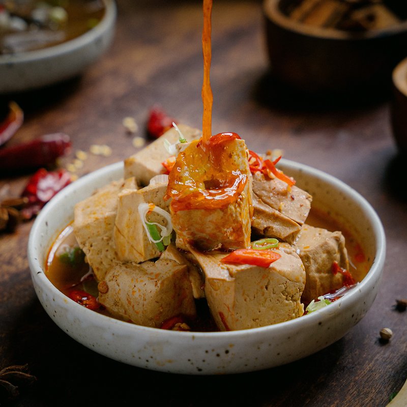 【Heqiu Food】Heqiu Spicy Tofu | Store at room temperature and heat it up - Mixes & Ready Meals - Other Materials 