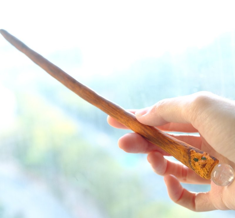 【Customized Wand】Daily Wand Customized by ETPLANT - Fantastic Beast Monster Demon - Items for Display - Clay Brown