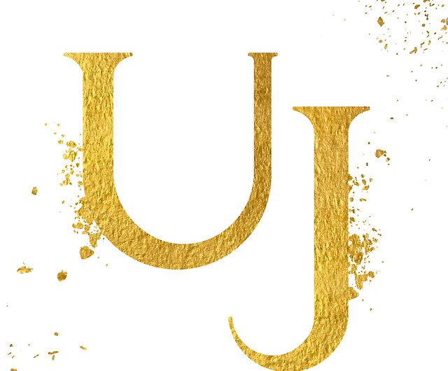 Glittery Fonts 01 Gold Letters Alphabets - These are Clip Art NOT