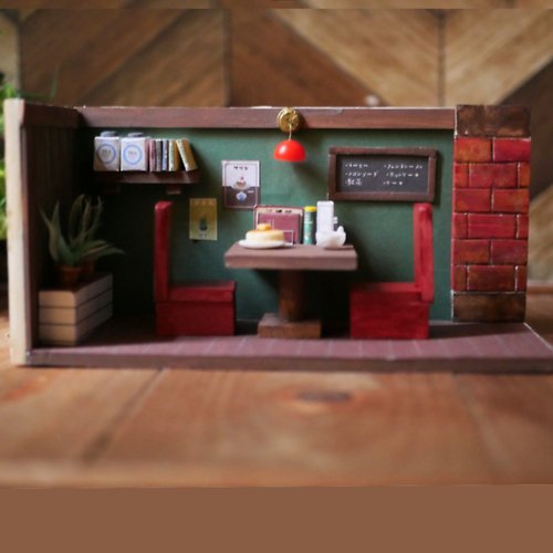 miniaturemaron 有微型外觀的復古咖啡店