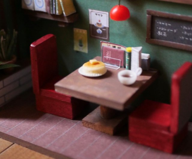 ♦一軒家ミニチュア♦　各階取り外し可能　昭和レトロ　詳細は写真ご参考に❗ 2025.02.24 #リーメント新作 #昭和レトロ思い出マイルーム