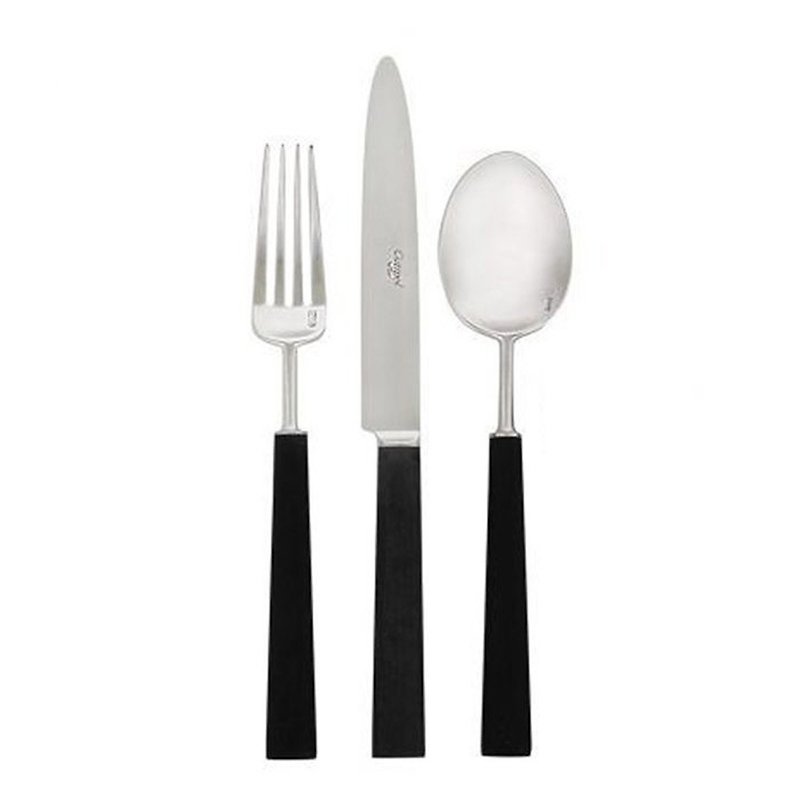 | Cutipol | EBONY 3 Pieces Set - Cutlery & Flatware - Stainless Steel Silver