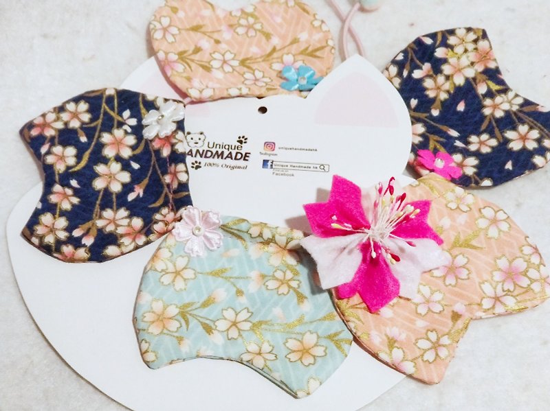 Sakura Cherry Blossom Petal Shaped Necklace Collar - Clothing & Accessories - Cotton & Hemp 