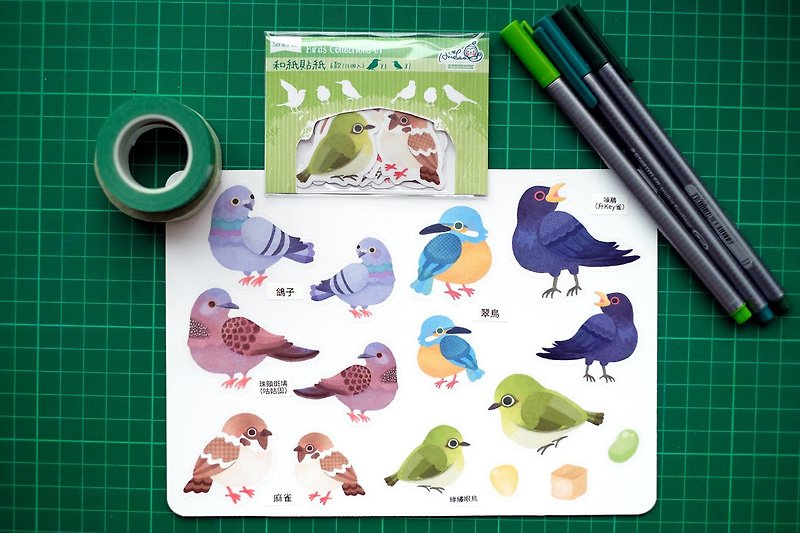 Bird bird(first bullet) and paper stickers - สติกเกอร์ - กระดาษ 