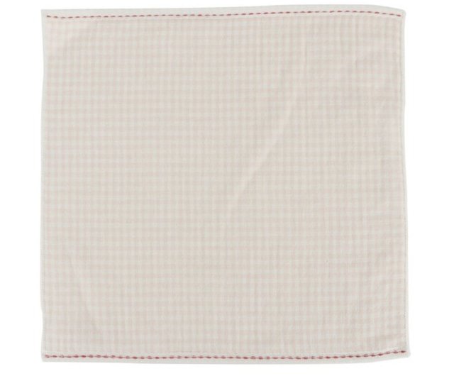 Japanese style gauze plaid small hand towel (pink) 24x24*10 - Shop  hola-testritegroup Towels - Pinkoi