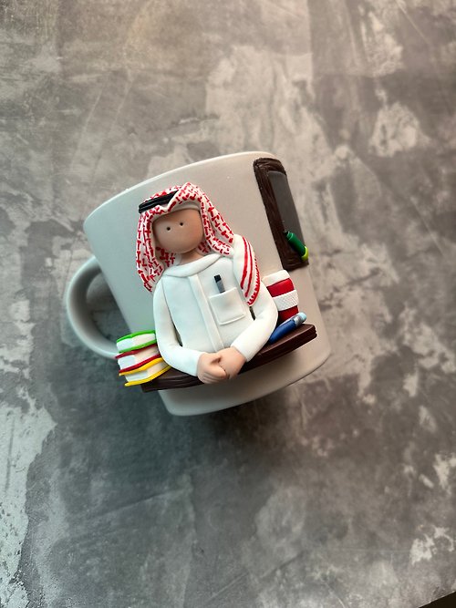 Art_Molds Personalized mug for best friend, Paris lovers gift idea