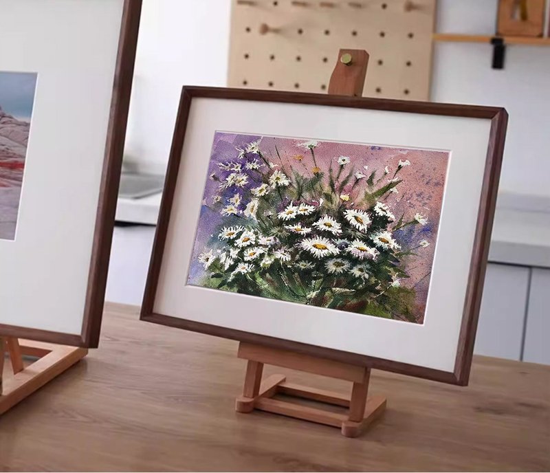 心花怒放 | 療癒水彩系列 水彩原畫 - 海報/掛畫/掛布 - 紙 白色