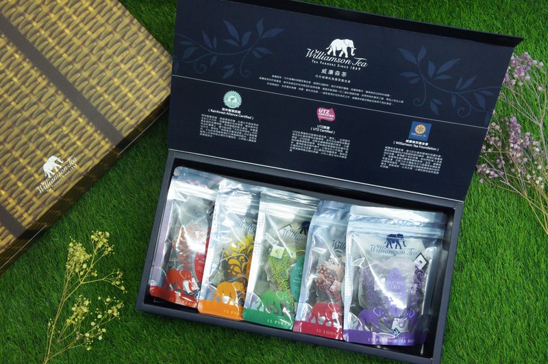 【年節禮盒】午茶的約會--威廉森茶立體茶包禮盒 - 茶葉/茶包/水果茶 - 新鮮食材 多色