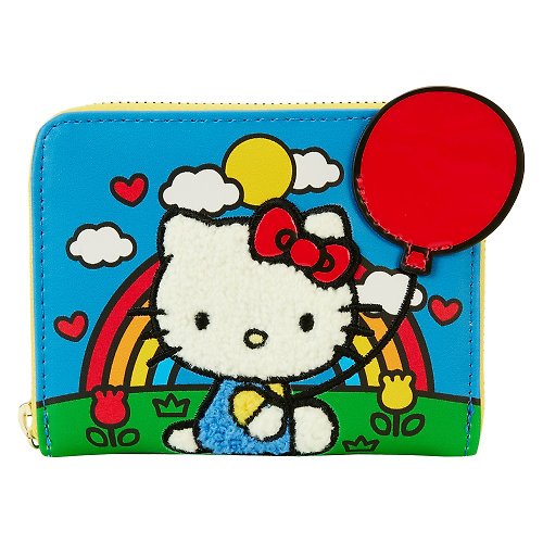 nichebase LOUNGEFLY-Hello Kitty50周年環形皮夾