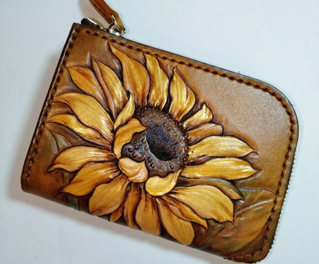 sunflower coin purse