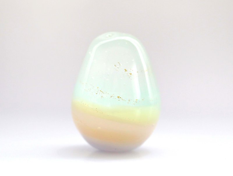 ガラスの雫のプチオブジェ / milky twilight sky - 擺飾/家飾品 - 玻璃 白色