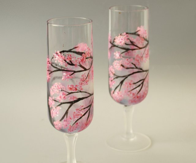シーグラスアート ♡憧れの桜シャンパン♡