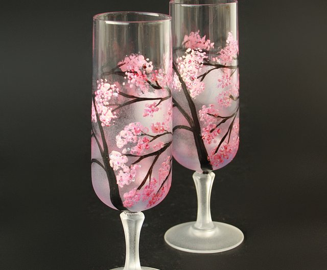 シーグラスアート ♡憧れの桜シャンパン♡