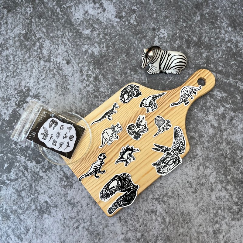 防水貼紙-恐龍系列1.0 - 貼紙 - 紙 