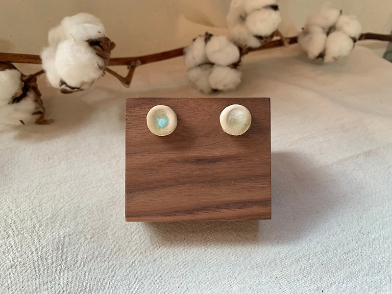 Clay a little edge earrings 1 - Earrings & Clip-ons - Pottery 