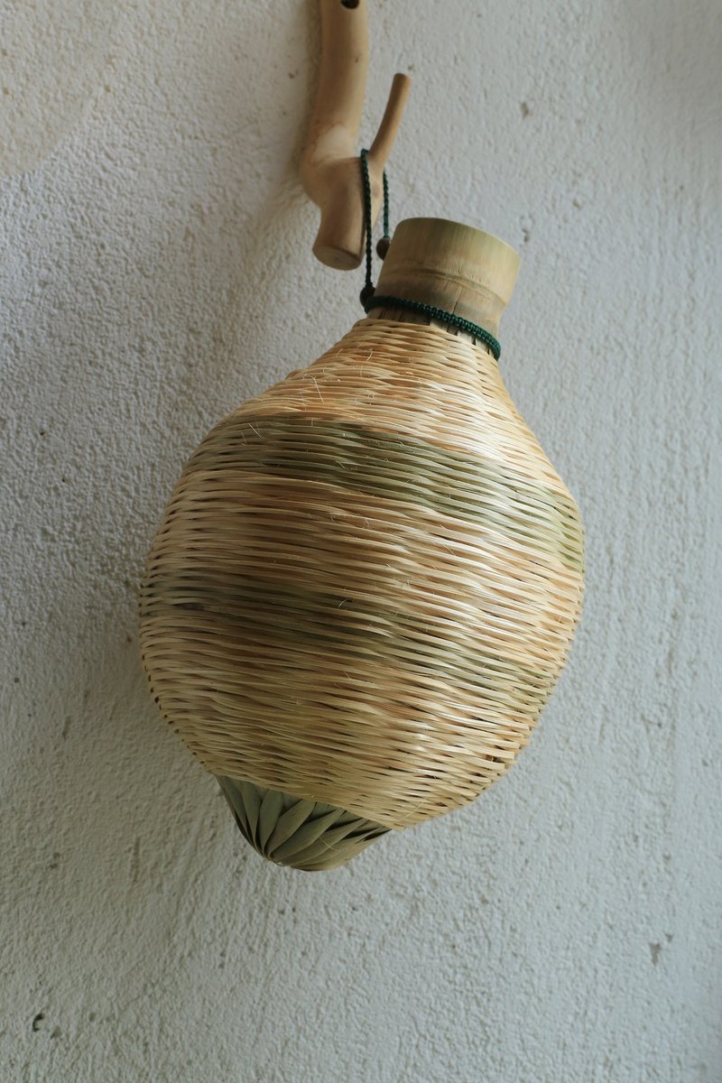 Bamboo weaving series | Large bamboo basket, seasoning basket, pepper basket, flower pot, katydid cage | Traditional folk art - เครื่องครัว - ไม้ไผ่ 