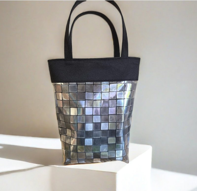 Japanese brick waterproof handbag - Handbags & Totes - Waterproof Material Transparent