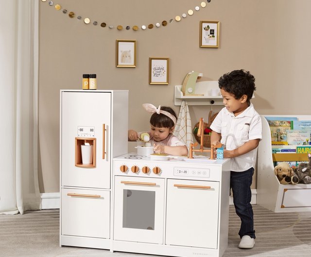 teamson white play kitchen