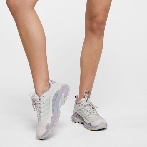 米蘭皮鞋Milano MERRELL MOAB SPEED 2 GORE-TEX抗撕裂防水登山健行鞋 女-米白紫
