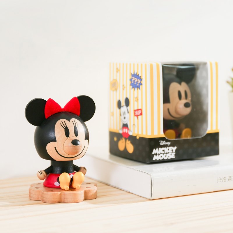 【Mickey / Minnie】Disney Bobblehead | Wooderful life - ตุ๊กตา - ไม้ หลากหลายสี