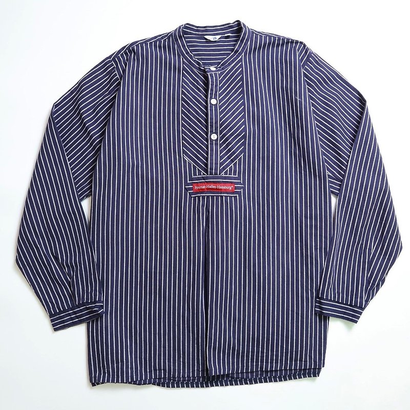 Fuji bird vintage Modas half-fronted German fisherman shirt European ...