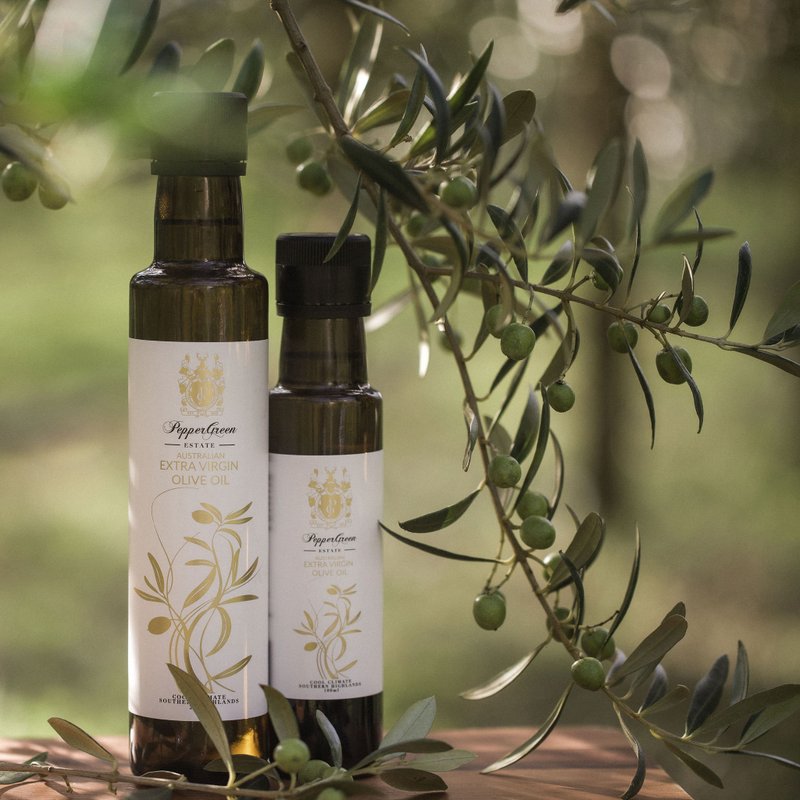 莊園初見 澳翠莊園 品鑑油組 100ml+250ml 生日禮物 質感伴手禮 - 醬料/調味料 - 玻璃 白色