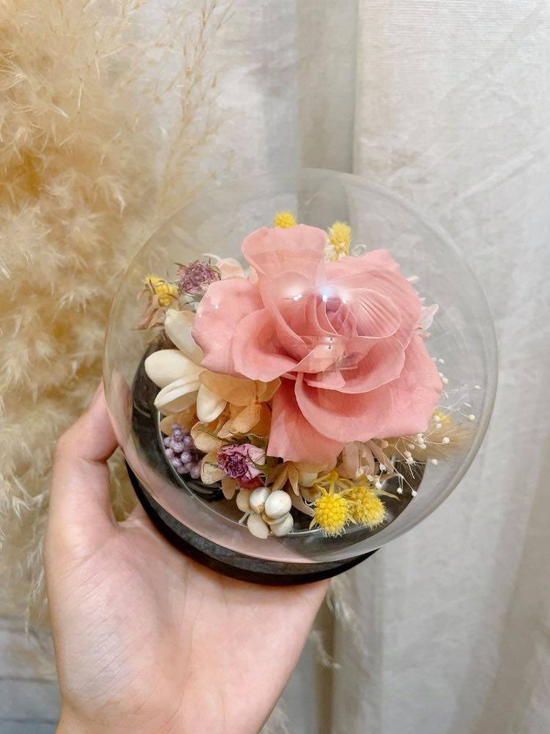 玻璃花罩【溫暖花室】玻璃盅 乾燥花盅 生日乾燥花 情人節禮物 - 乾燥花/永生花 - 植物．花 