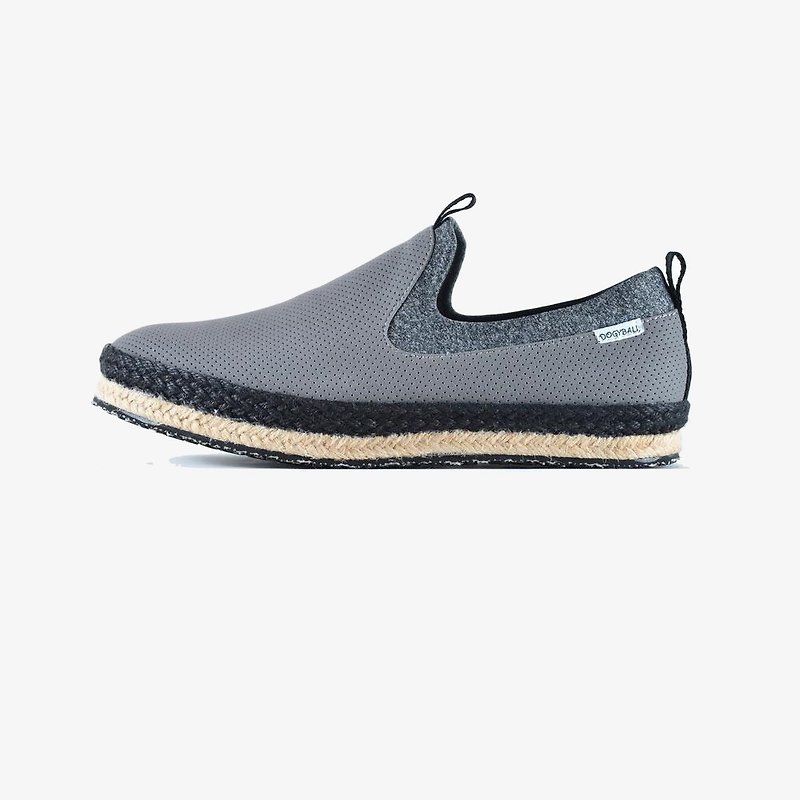 [Dogyball] JB8Trip city travel minimalist metropolitan live lazy shoes to send shoes small iron ash - รองเท้าอ็อกฟอร์ดผู้ชาย - ไฟเบอร์อื่นๆ สีดำ