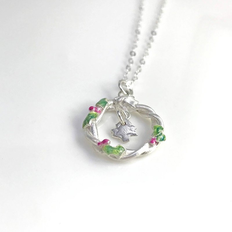 wreath - Silver necklace - Necklaces - Sterling Silver Silver