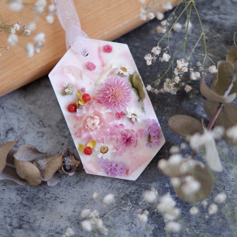 Unfinished | Dry Flower Fragrance Candle Bread Smoked Brick Soy Wax Exchange Gift Wedding Merry Gift Gift Set Bridal House House Dress Up Photography Props Office Treatment Small Items (Rose Fragrance) Spot - Fragrances - Plants & Flowers 