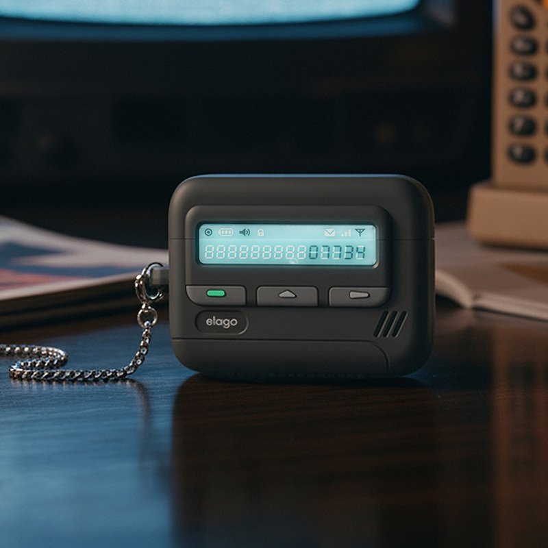 AirPods Pro 3 B.B. call造型保護殼 - AirPods/耳機保護套 - 矽膠 黑色