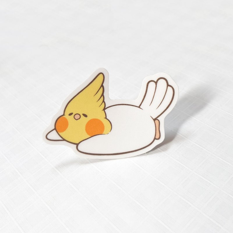 玄鳳鸚鵡  質感霧面貼紙 | 趴趴款 - 貼紙 - 紙 