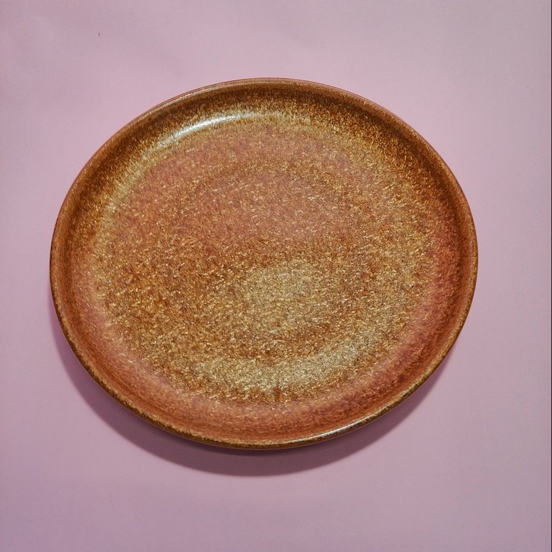 手拉坏金絲楠木釉壺承 - 茶壺/茶杯/茶具 - 瓷 