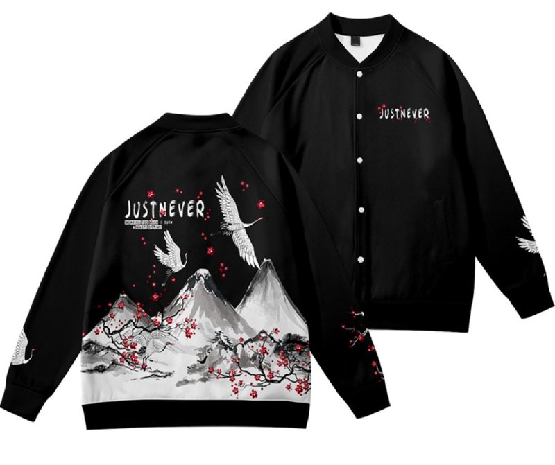 美國Fools Day Crane Jacket - 女大衣/外套 - 尼龍 黑色
