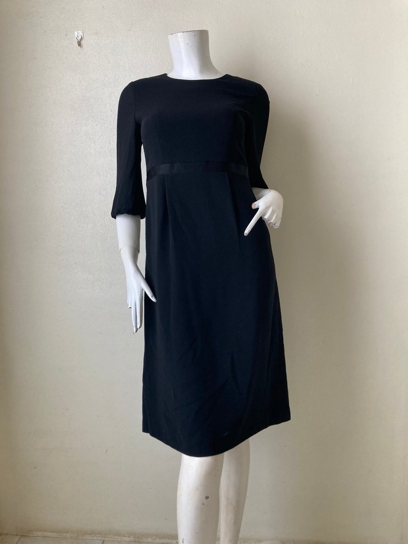 Vintage Soir de Paris byJunko Shimada Black Dress Size 7 ( XS) - 洋裝/連身裙 - 聚酯纖維 