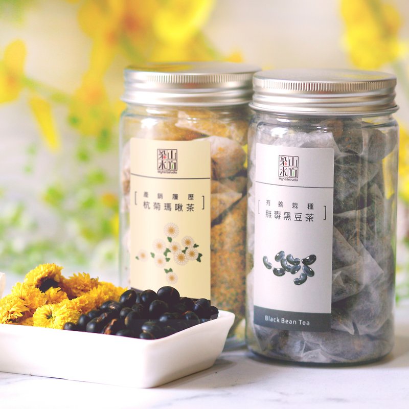Exclusive-Taiwan Huagu Tea Light Maintenance Group (Production and Sales Resume Golden Chrysanthemum + Friendly Planting Black Bean Tea) - Other - Fresh Ingredients Red