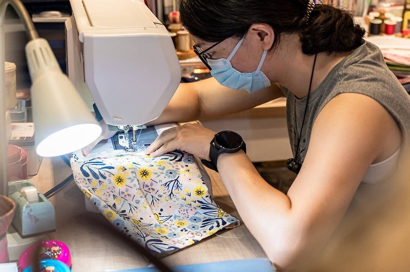 【美麗面紙套】初學者縫紉課 含教學材料 桃園機縫 拼布體驗 - 編織/羊毛氈/縫紉 - 其他材質 