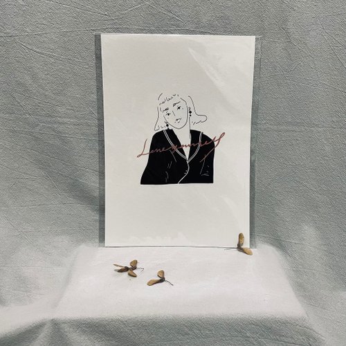 Tang wen ching illustration poster 海報 love yourself