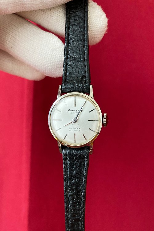 一J Studio ≡ vintage ≡ SEIKO SPORTS LADY DIASHOCK 17JEWELS 手動上鍊機械錶 古董錶