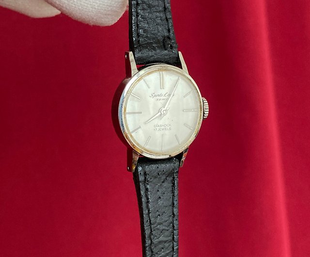 SEIKO SPORTS LADY DIASHOCK17JEWELS手巻き機械式時計アンティーク時計