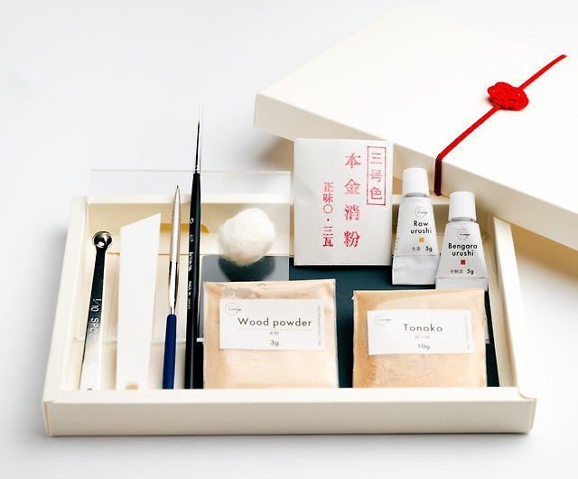 Kintsugi Repair Kit. . Gold powders made in Japan