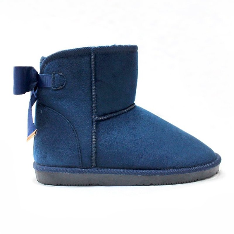 Adult snow boots –  dark blue –  The sound of the mosquito. - รองเท้าลำลองผู้หญิง - วัสดุอื่นๆ สีน้ำเงิน