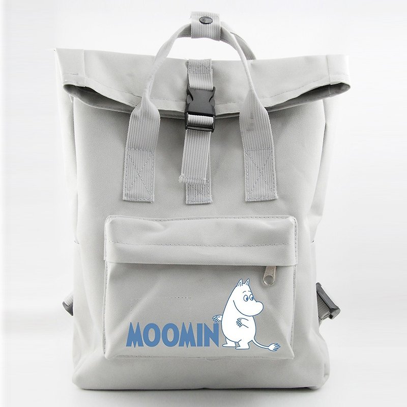Moomin嚕嚕米授權-開釦後背包(象牙白) - 背囊/背包 - 聚酯纖維 白色