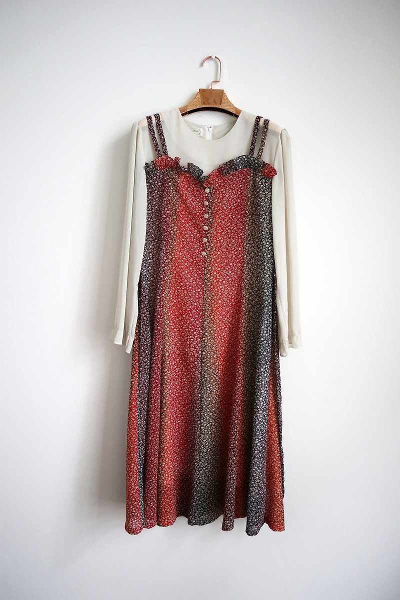パンプキンヴィンテージ。ヴィンテージ偽の2ピースのドレス - ワンピース - その他の素材 