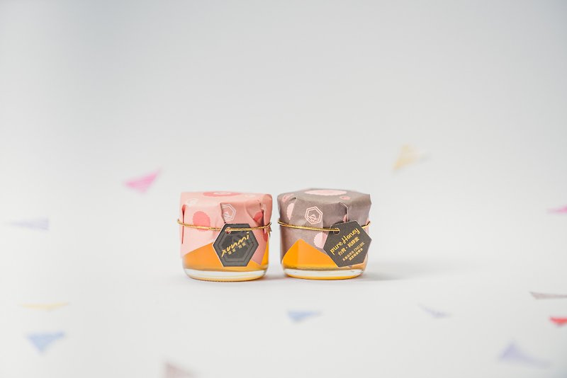 【Customized Gift】Wedding Favor l Wedding Honey - Treasure (Lychee honey) - Honey & Brown Sugar - Glass Pink