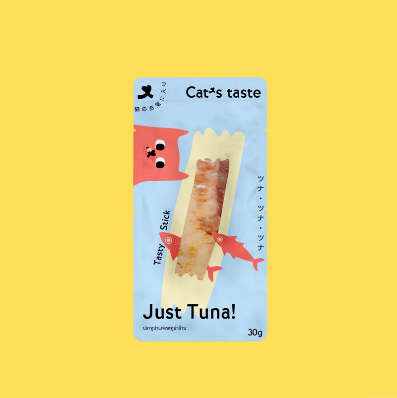 Cat's Taste 吞拿魚魚肉棒小食 - 寵物零食/肉乾 - 新鮮食材 