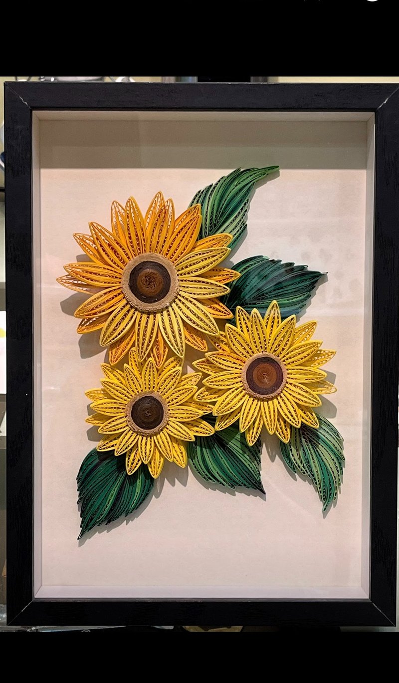 Sunflower paper painting - Posters - Paper 