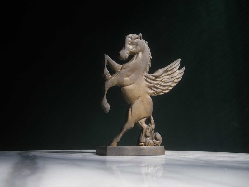 【老時光 OLD-TIME】早期二手歐洲後重銅製飛馬擺飾 - 擺飾/家飾品 - 其他材質 